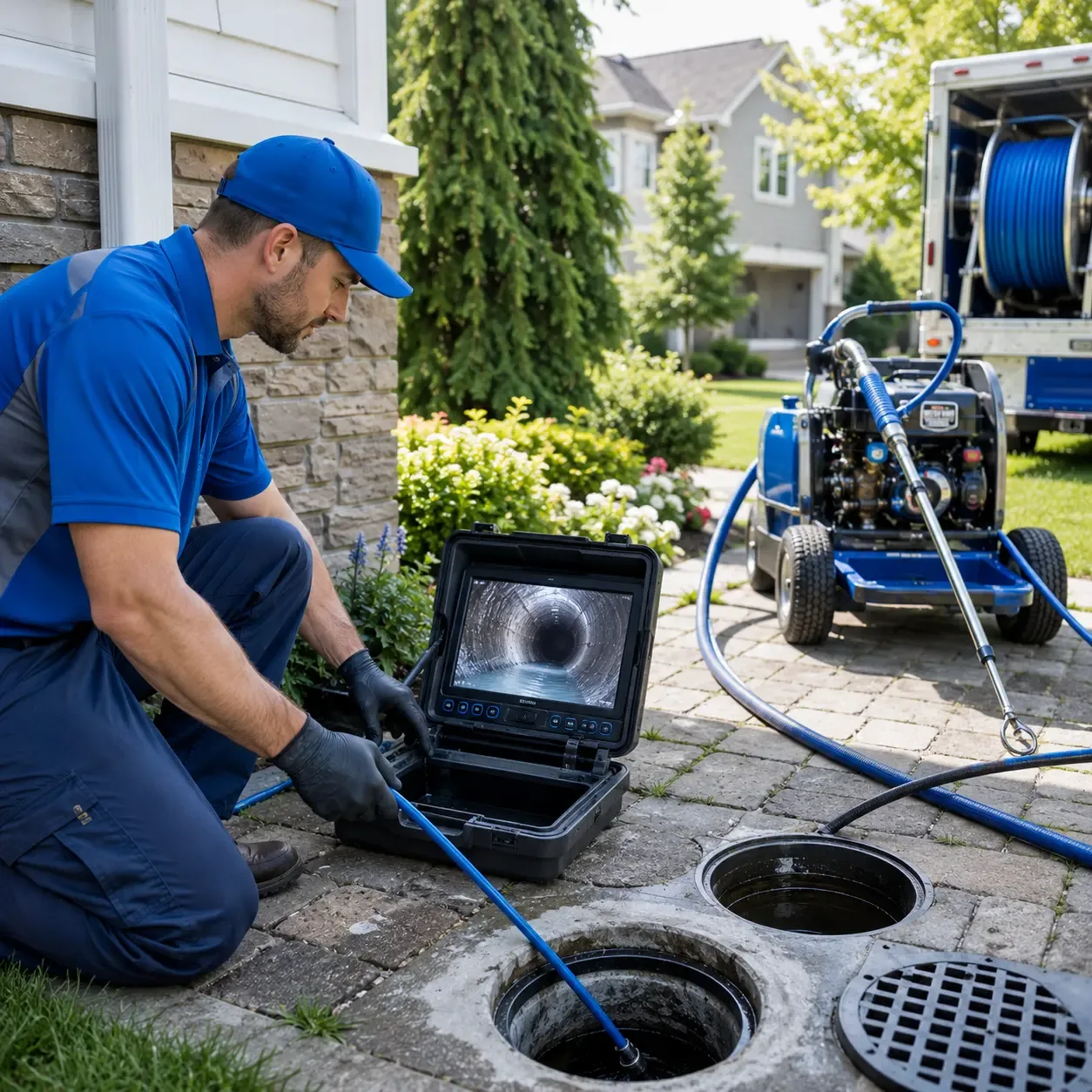 Outdoor drain cleaning professionals serving Gravity, IA
